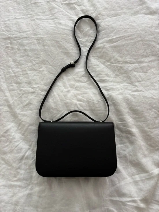 Neous Phoenix Adjustable Crossbody Handbag Black and Silver - Picture 4 of 10